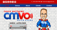 Desktop Screenshot of chuckmatthewsvoice.com